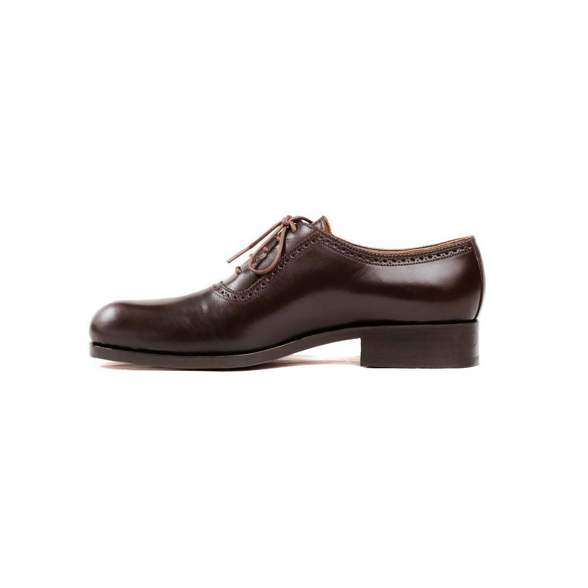 Adelaide Oxford in Dark Brown Cowhide