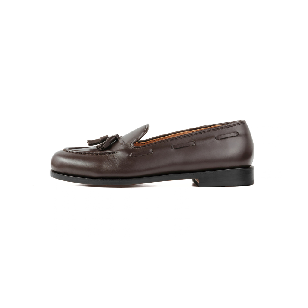 Tassel Loafer in Dark Brown Cowhide