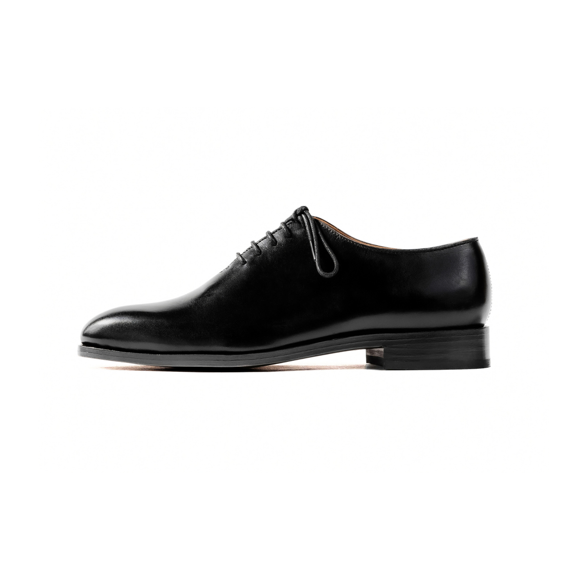 Wholecut Oxford in Black Calf