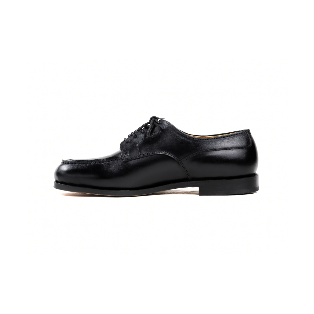 Golf Derby in Black Calf