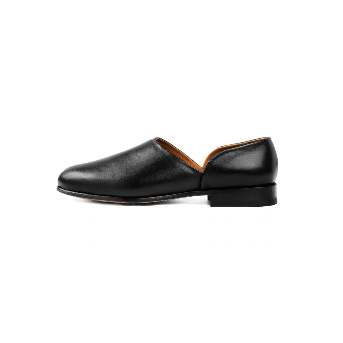 Femme Slip On Loafer in Black Calf