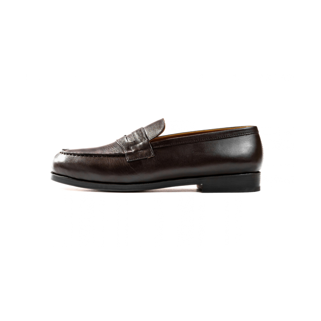 Classic Penny Loafer in Dark Brown Cowhide