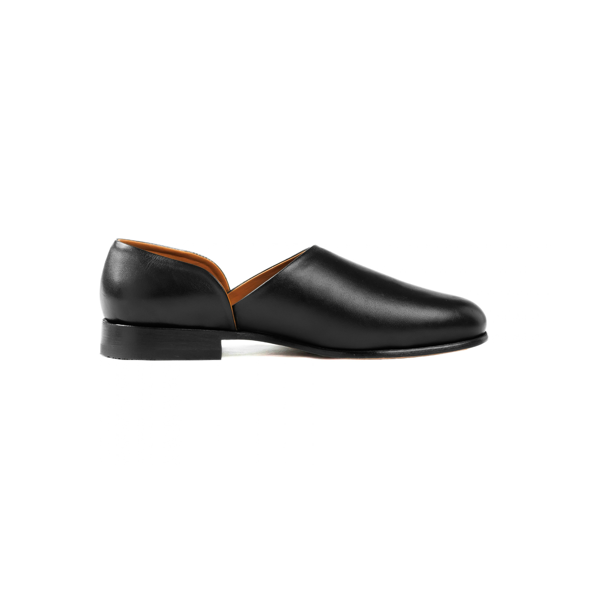 Femme Slip On Loafer in Black Calf