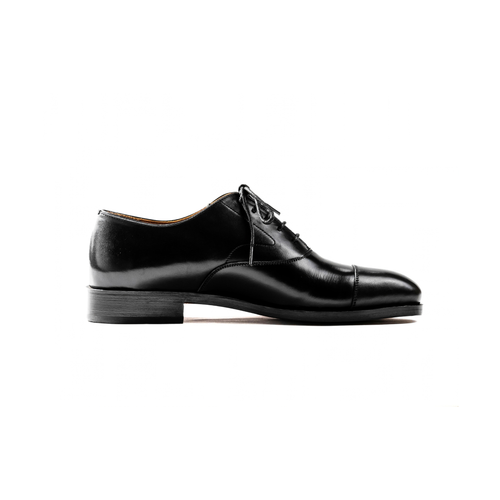Captoe Oxford in Black Calf