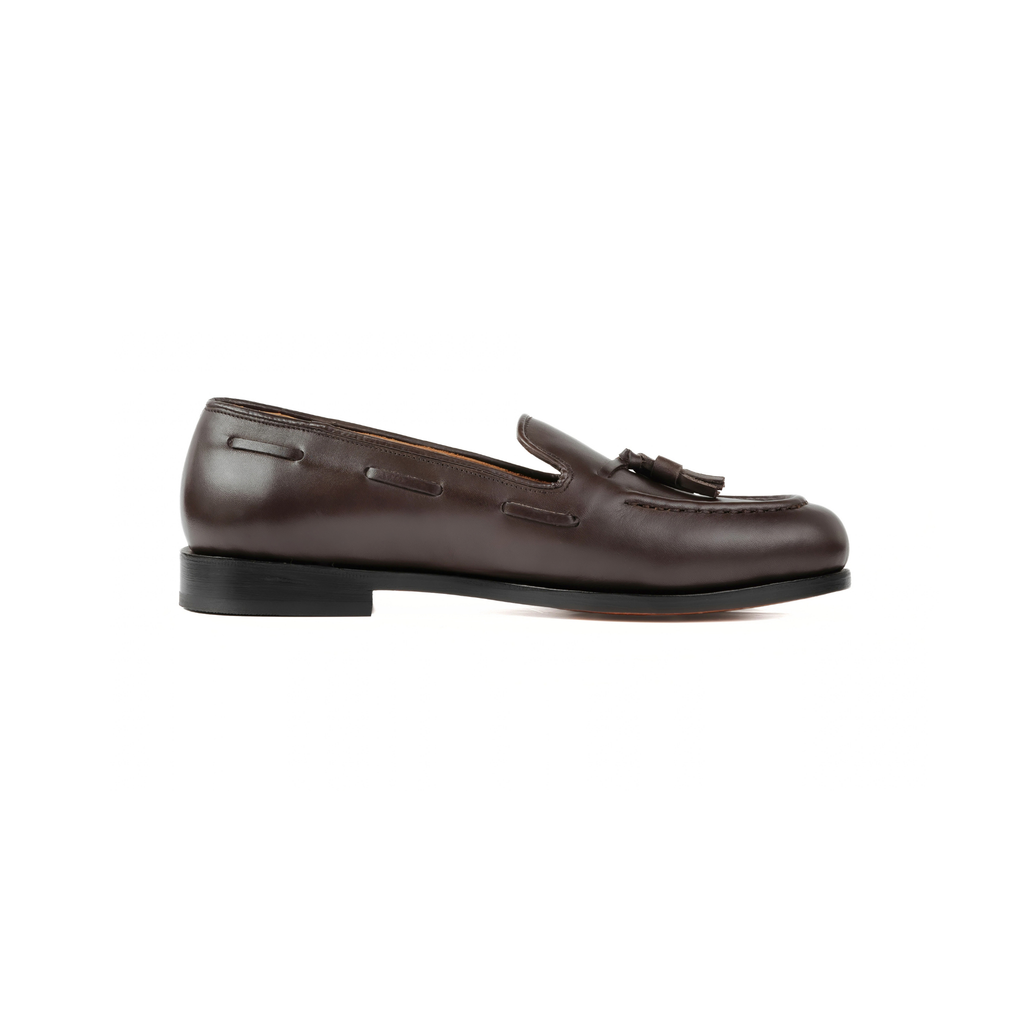 Tassel Loafer in Dark Brown Cowhide