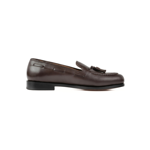 Tassel Loafer in Dark Brown Cowhide