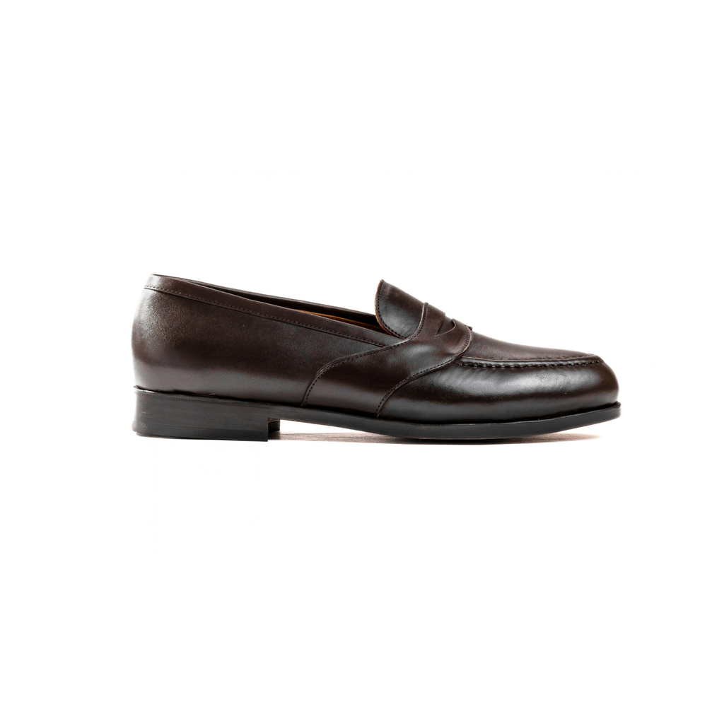 Full Strap Loafer in Dark Brown Cowhide