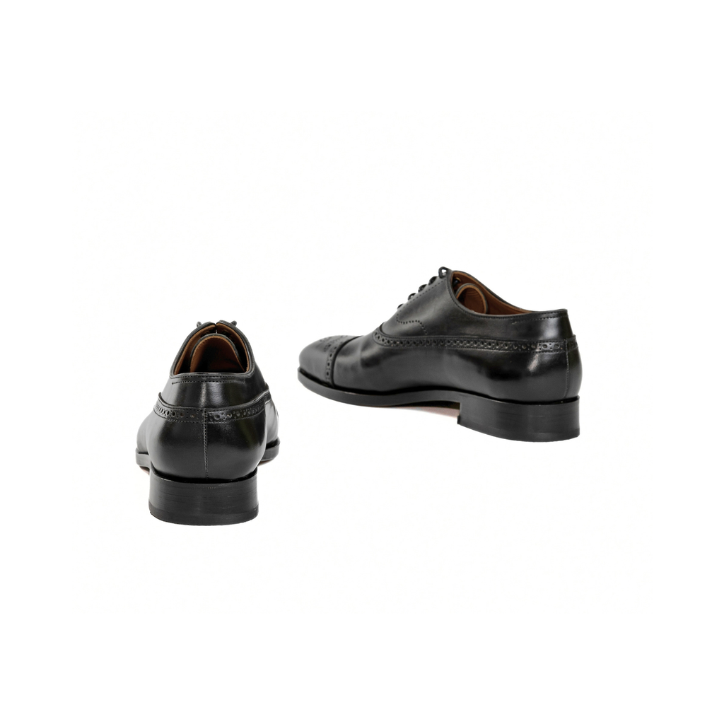 Balmoral Oxford in Black Calf