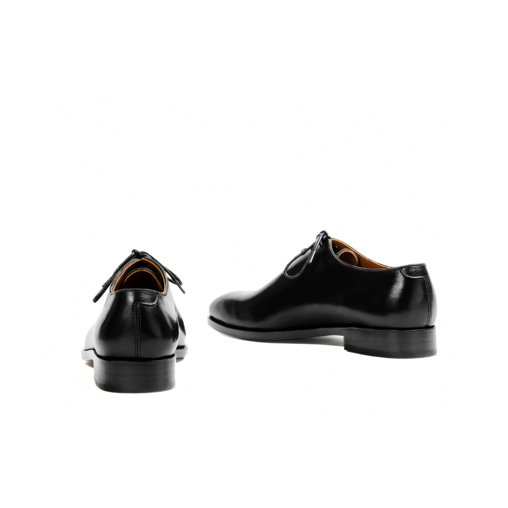 Wholecut Oxford in Black Calf