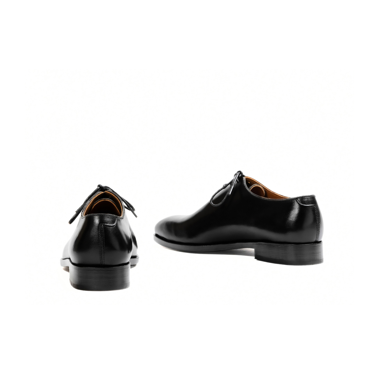 Wholecut Oxford in Black Calf