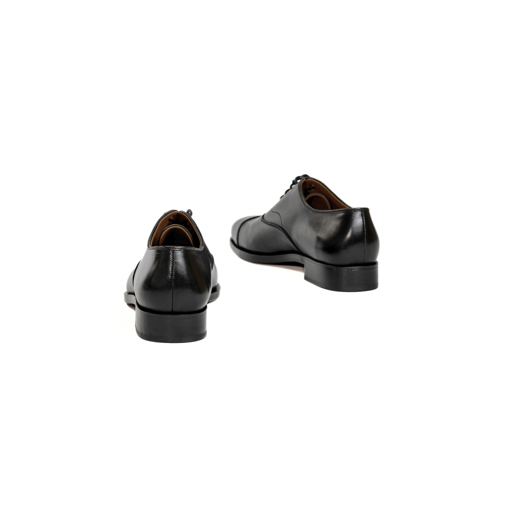 Captoe Oxford in Black Calf
