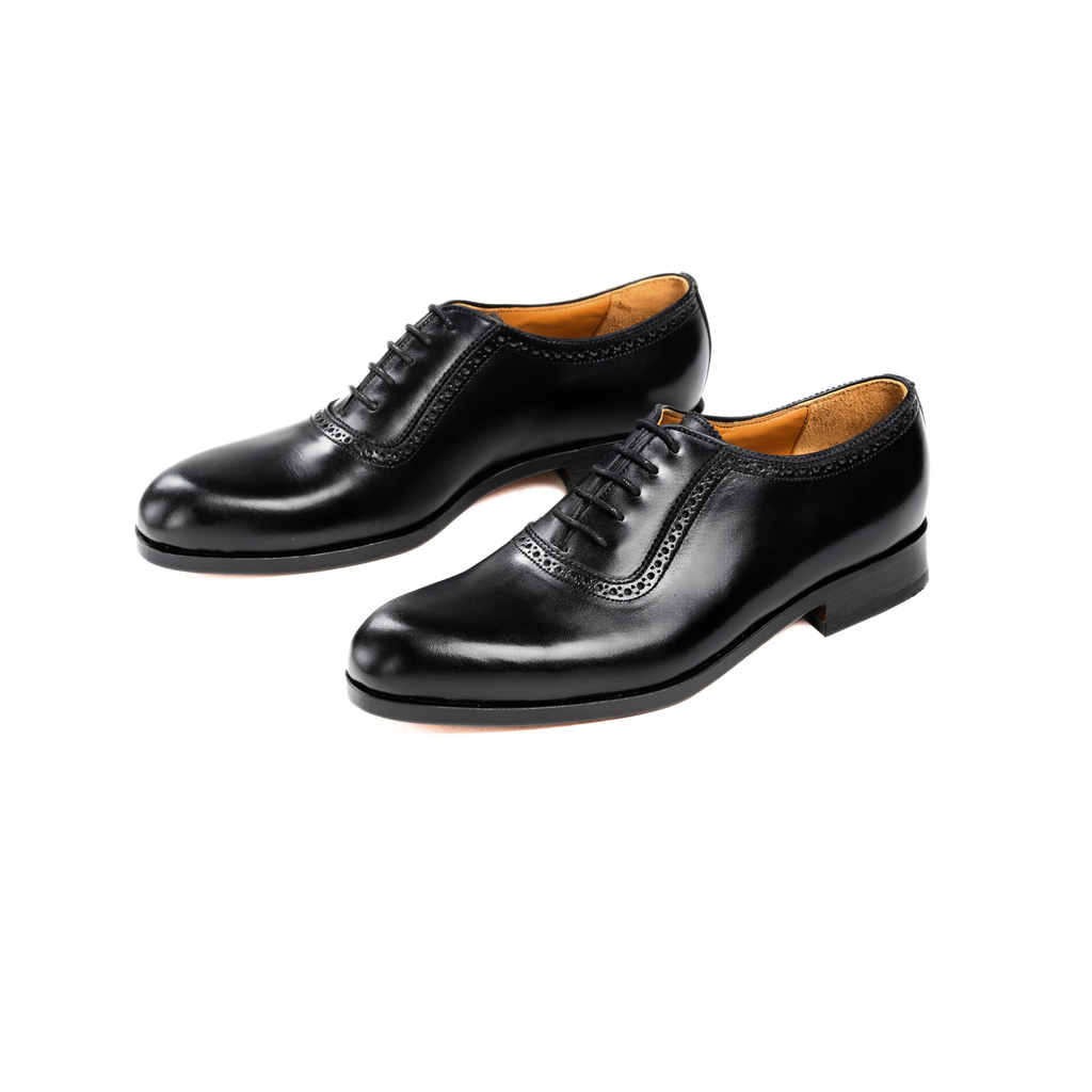 Adelaide Oxford in Black Calf