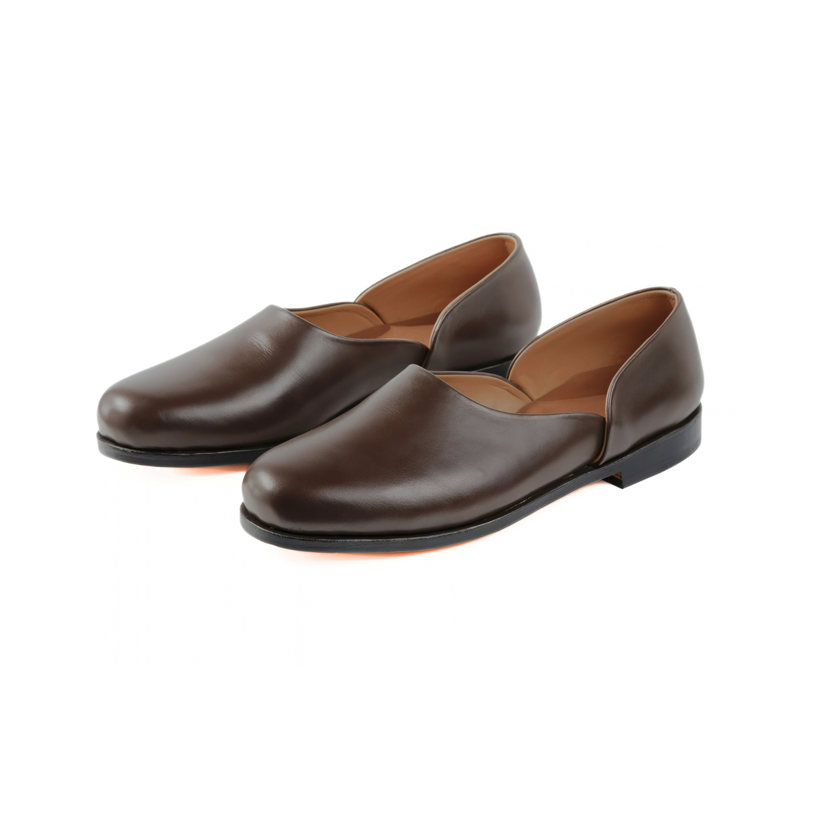 Slip On Loafer in Dark Brown Cowhide