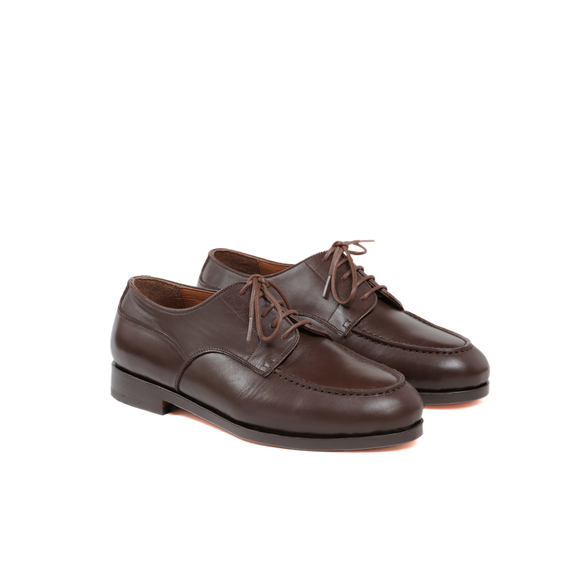Golf Derby in Dark Brown Cowhide