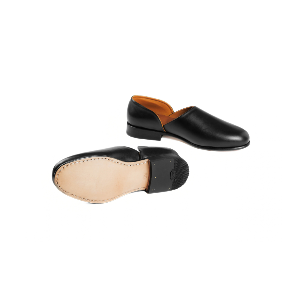 Slip On Loafer in Black Calf