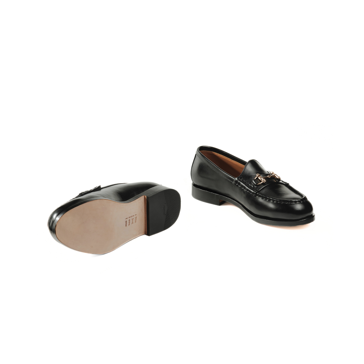 Bit Loafer in Black Calf