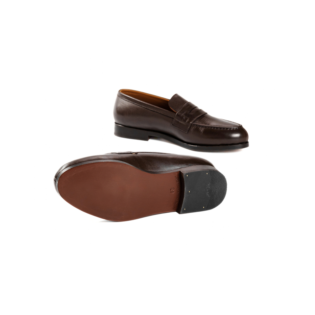 Classic Penny Loafer in Dark Brown Cowhide