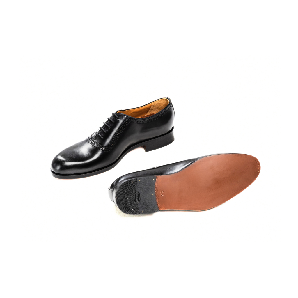 Adelaide Oxford in Black Calf