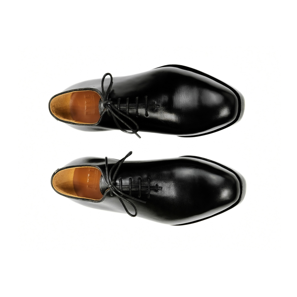 Wholecut Oxford in Black Calf