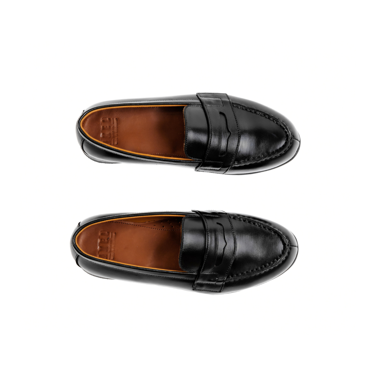 Femme Penny Loafer in Black Calf