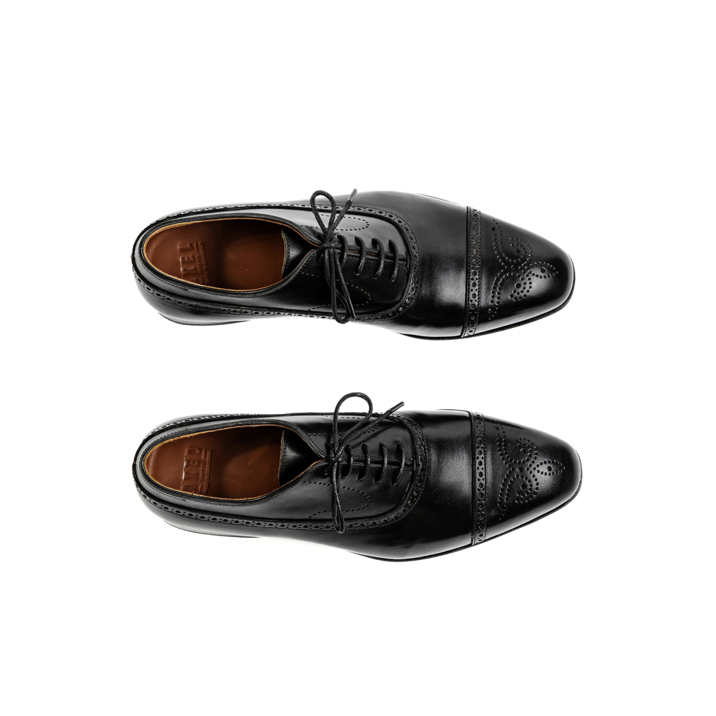 Balmoral Oxford in Black Calf