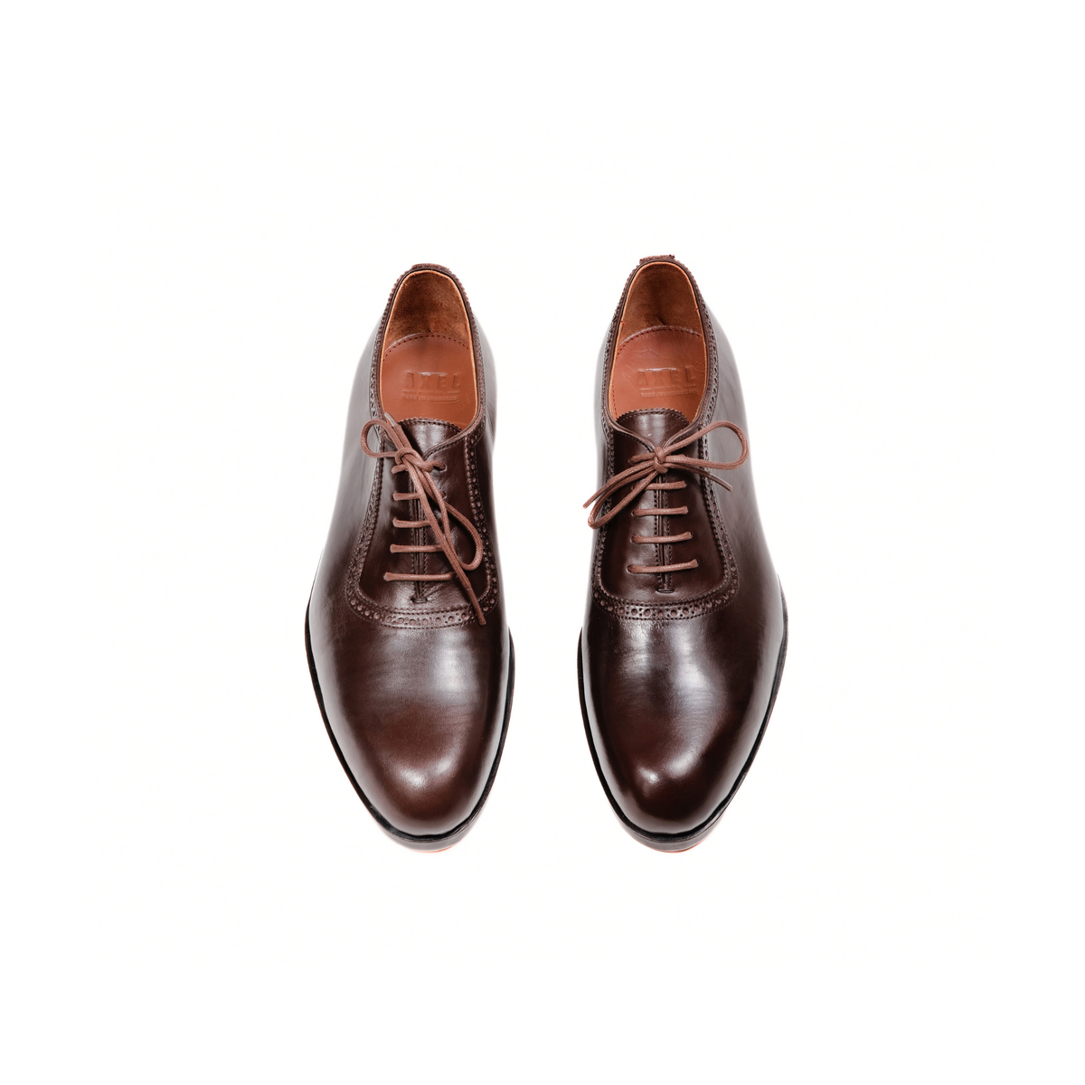 Adelaide Oxford in Dark Brown Cowhide