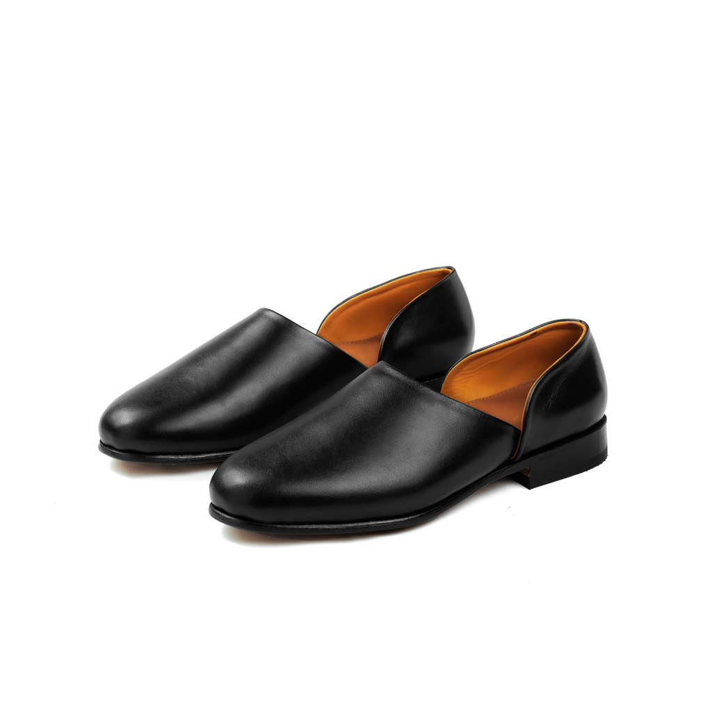 Femme Slip On Loafer in Black Calf