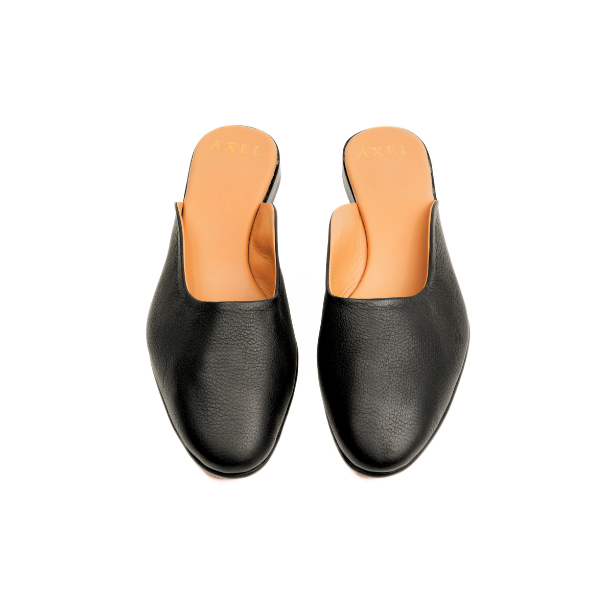 Pantoufle in Black Deerskin