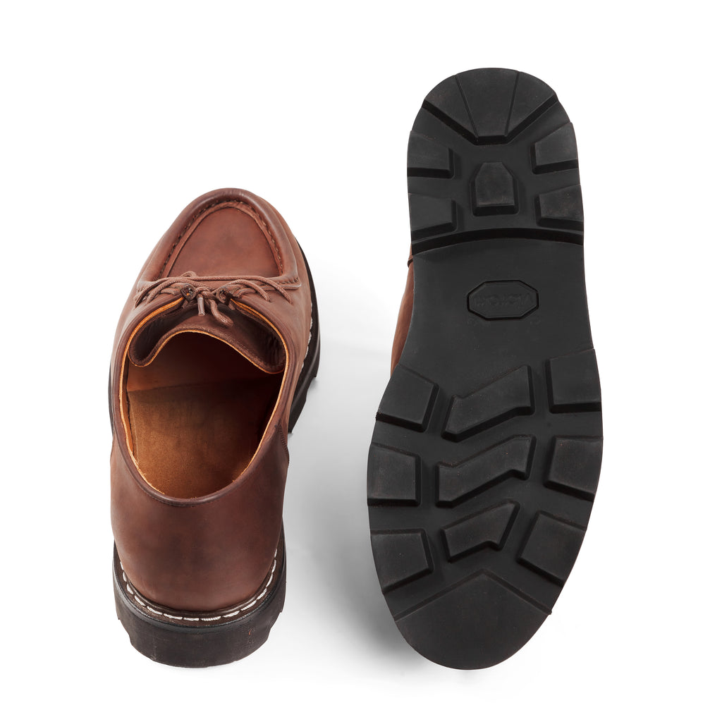 Country Derby in Redbrown Oiled Cowhide