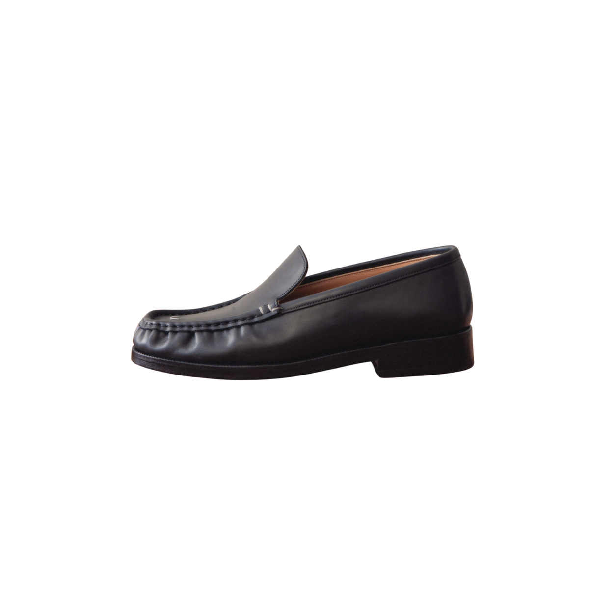 The Architect Loafer in Black Calf